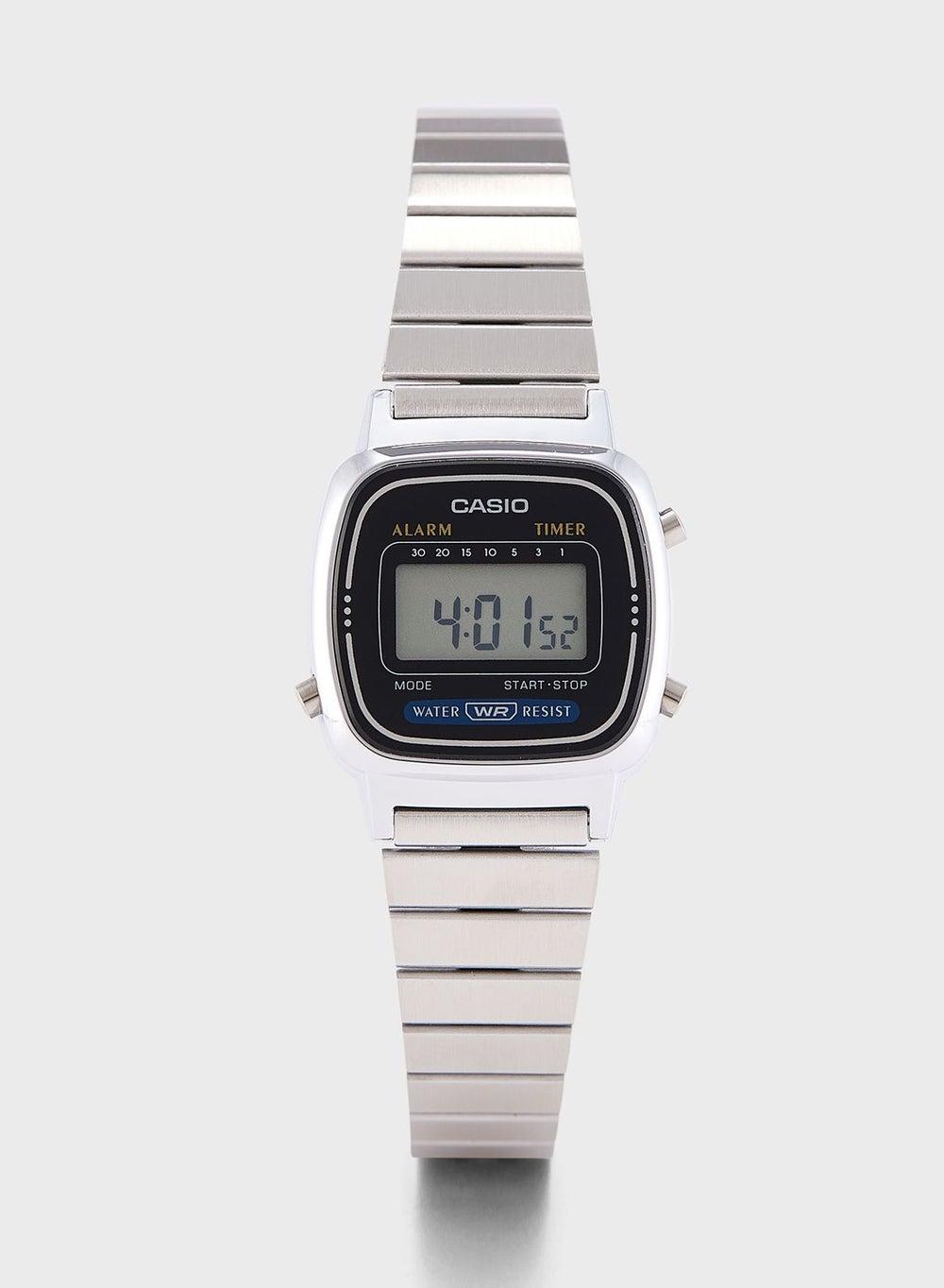 CASIO LA670WA-1DF: Chic Vintage Digital Watch for Women - Image 1