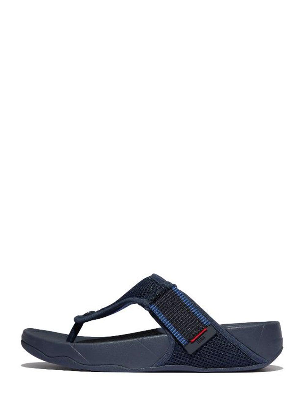 E7G D32 Trakk Toe Post Midnight Navy Sandals - Image 1