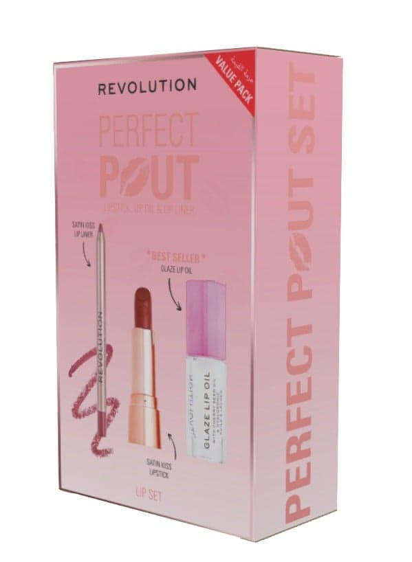 Luxe Lip Trio: Velvet Lipstick, Liner & Hydrating Oil - Image 1