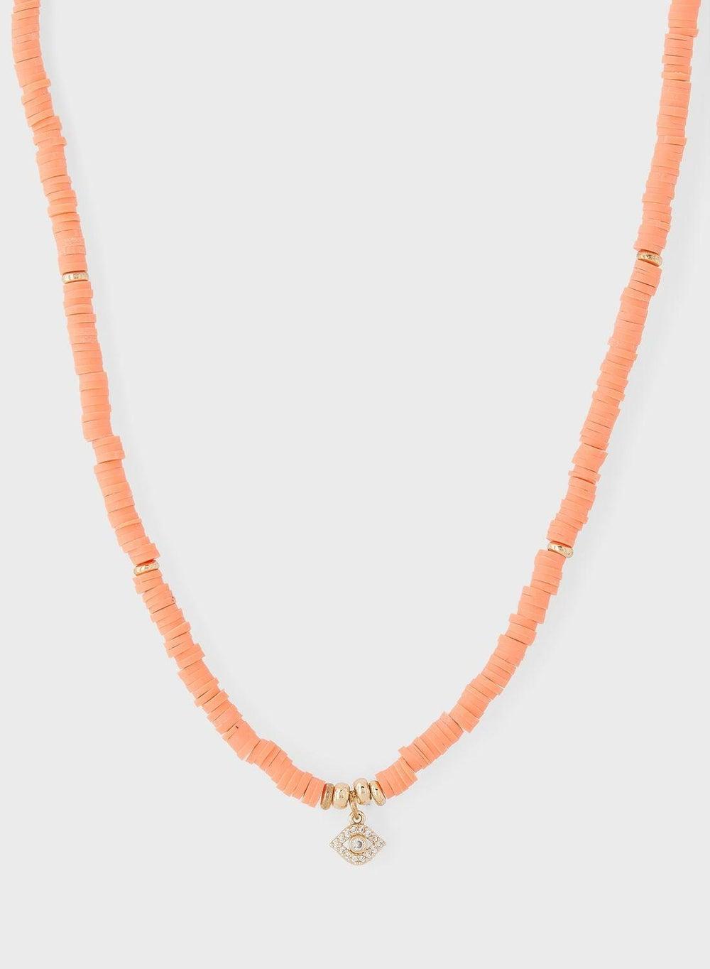 Fashionbox Maeve Polymer Eye Charm Necklace for Women - Image 1