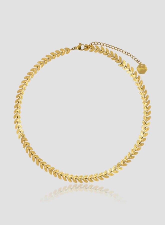 GOLD ISHIKAWA Chain Necklace by Lady Mauve for Women - Image 1