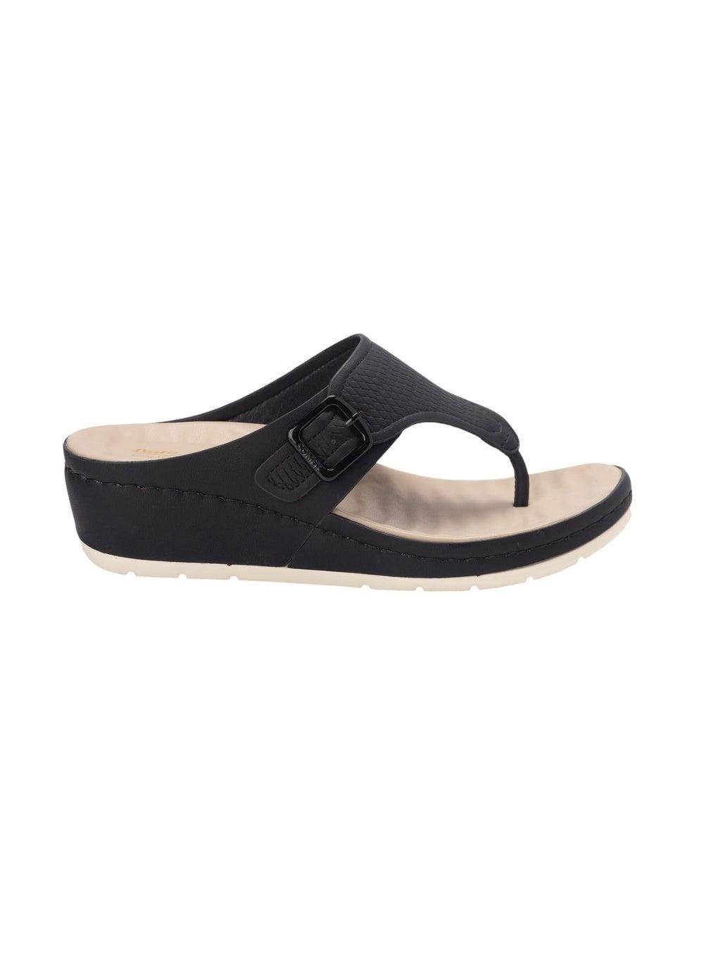 BATA COMFIT 601 6121: Elegance Meets Comfort in Wedge Sandals - Image 1