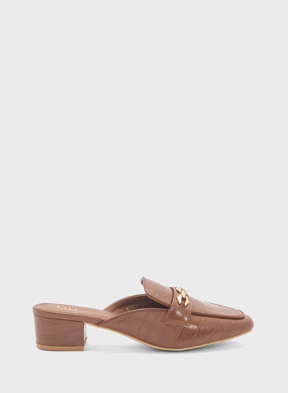 Elegant Brown Mules 67501 13A for Stylish Women - Image 1