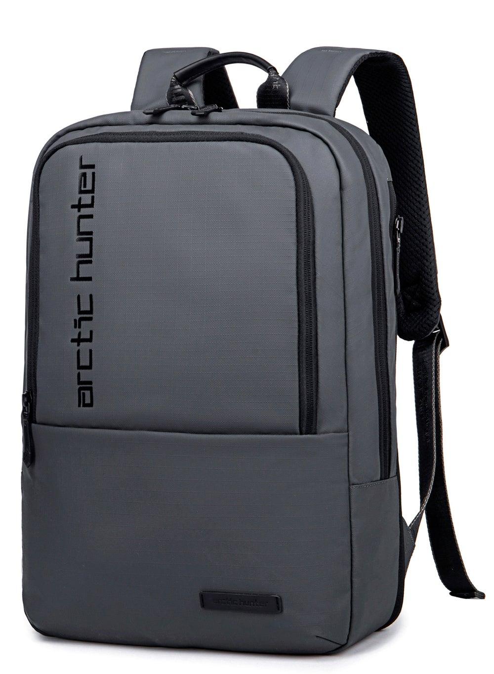 ARCTIC HUNTER Grey Laptop Backpack B00529 - Sleek, Spacious, Sophisticated - Image 1