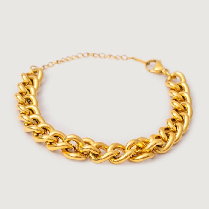 Noya Yennifer 18K Gold Plated Chunky Chain Bracelet - Image 1