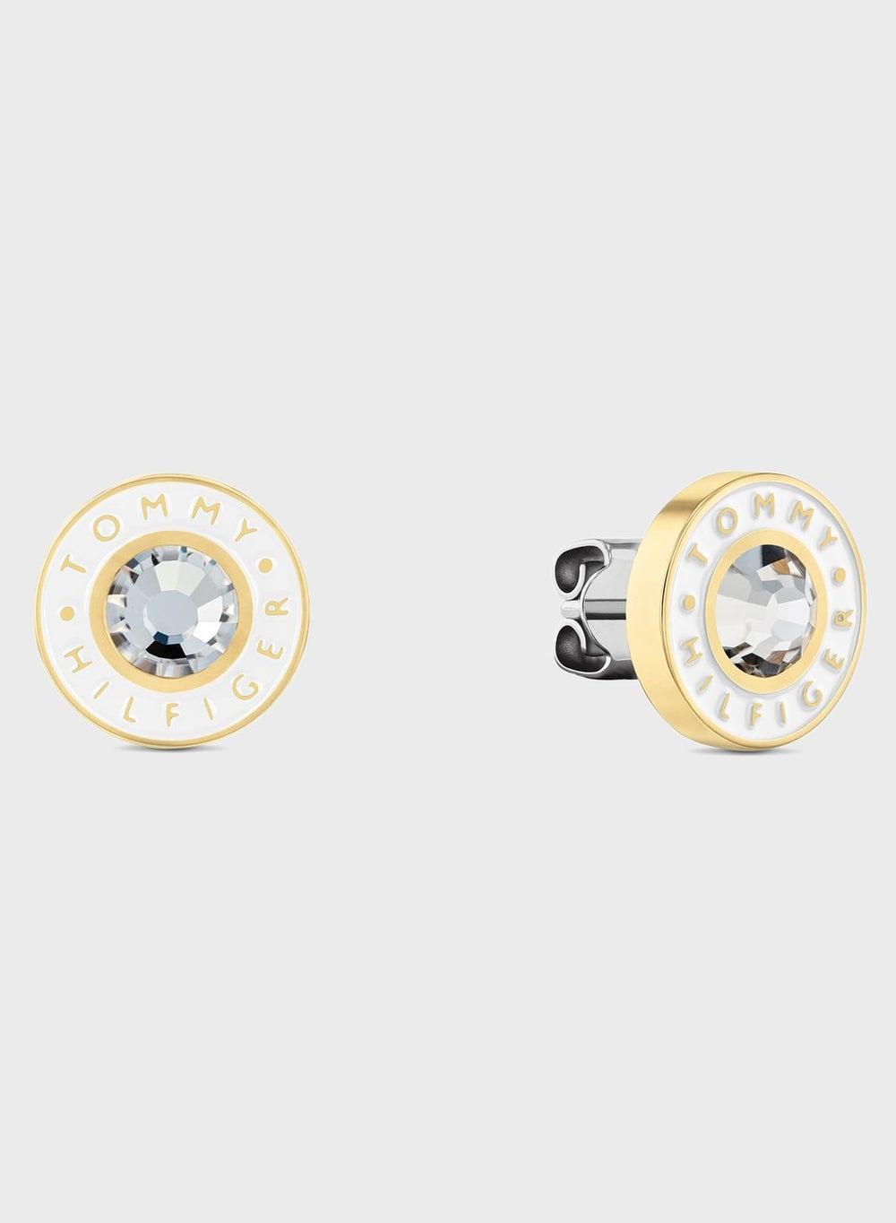 TOMMY HILFIGER Elegant Round Tapered Stud Earrings - Image 1