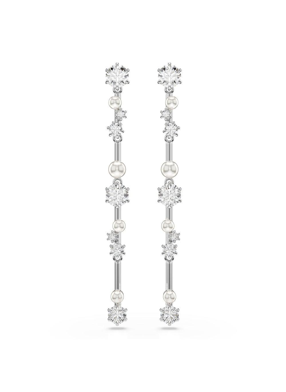 SWAROVSKI Constella Pe Bar Drop Earrings - Image 1