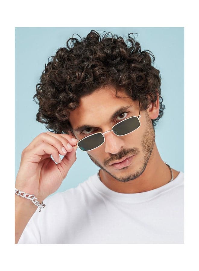 Styli Women's Chic Rectangle Frame Sunglasses - Image 1