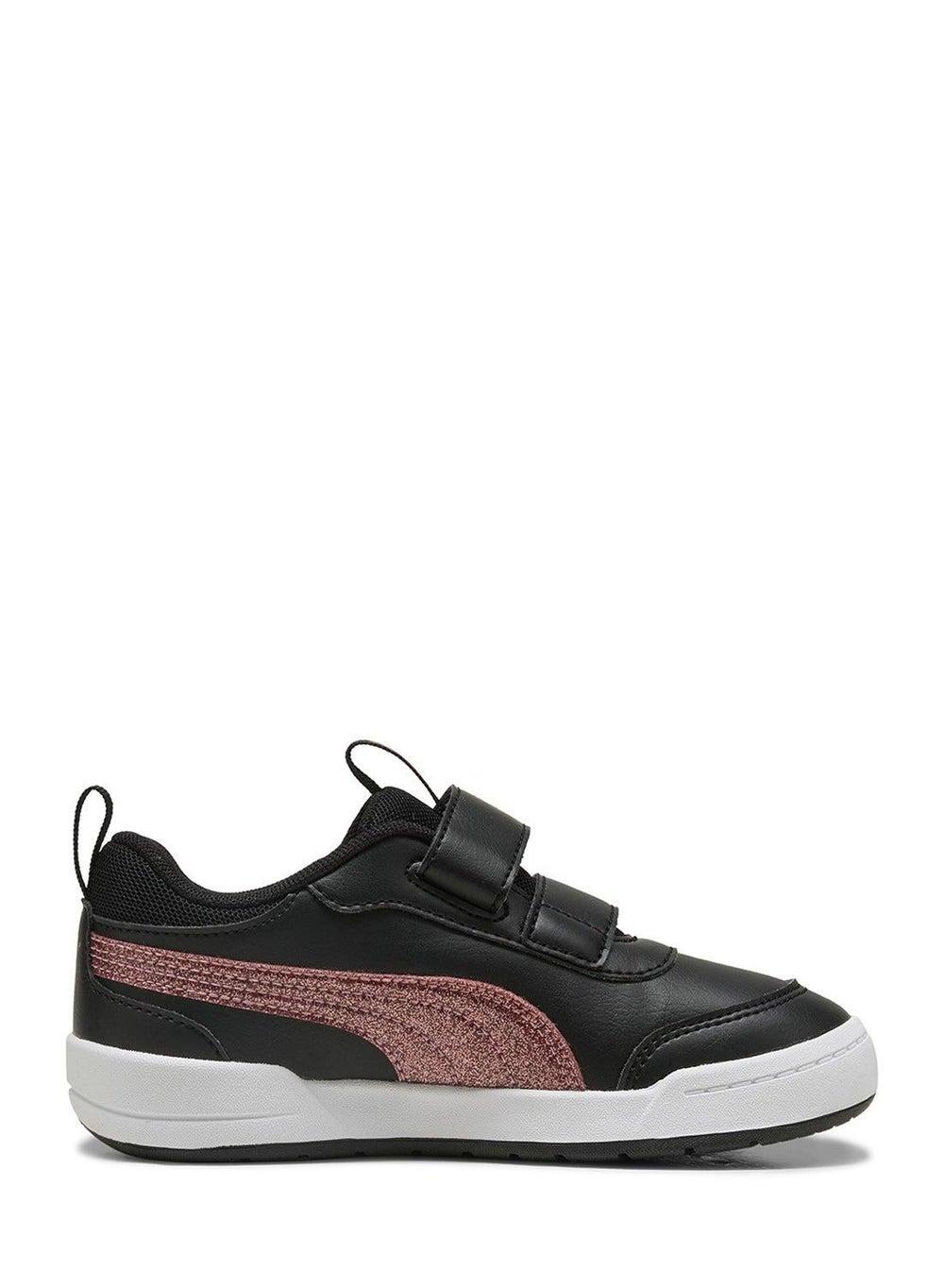 Kids Multiflex 2 Glitz Fs V Ps Sneakers in PUMA Black-Rose Gold - Image 1