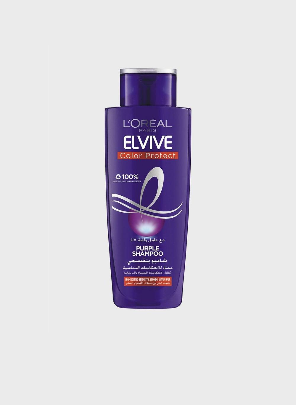 L'Oreal Elvive Colour Protect Purple Shampoo 200ml – Radiant Brilliance - Image 1
