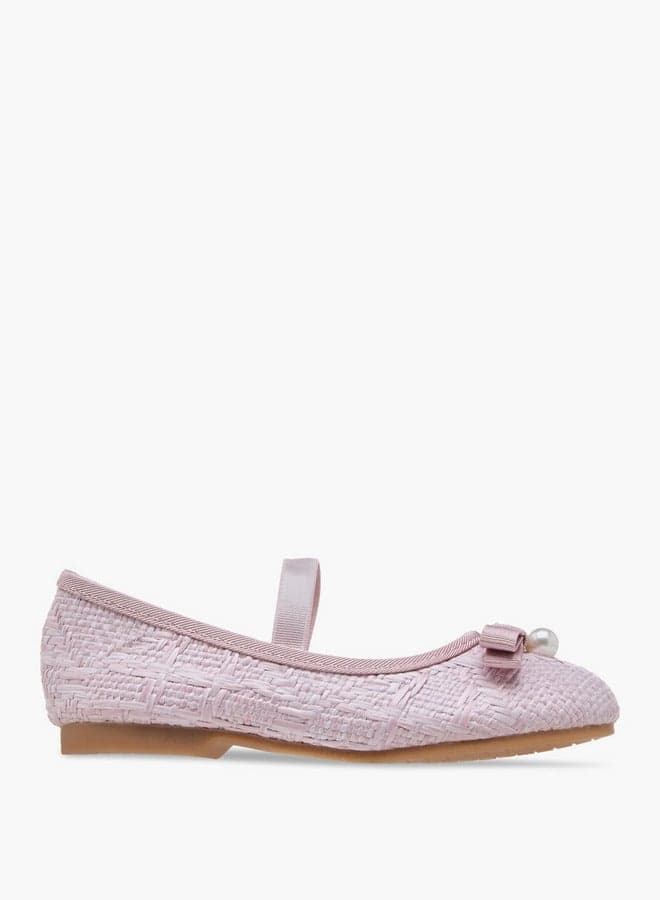 Elegant Bs138S 240099Pink Ballerina Shoes for Girls - Image 1