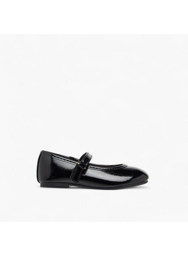 Bs138 250011 Elegant Black Ballerina Shoes for Girls - Image 1