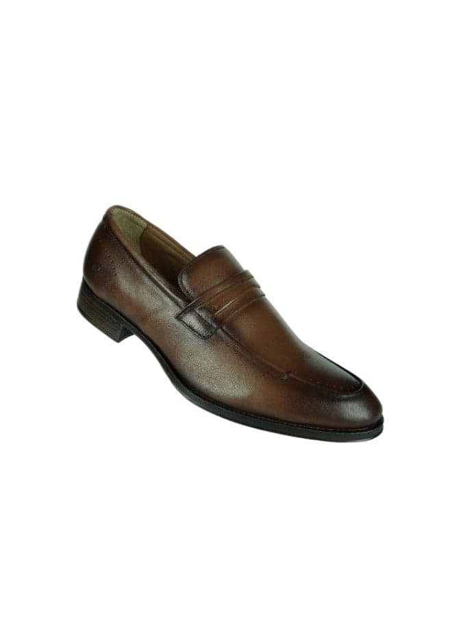 Democrata Metropolitan Harry 316102-004 Tan Leather Loafers - Image 1