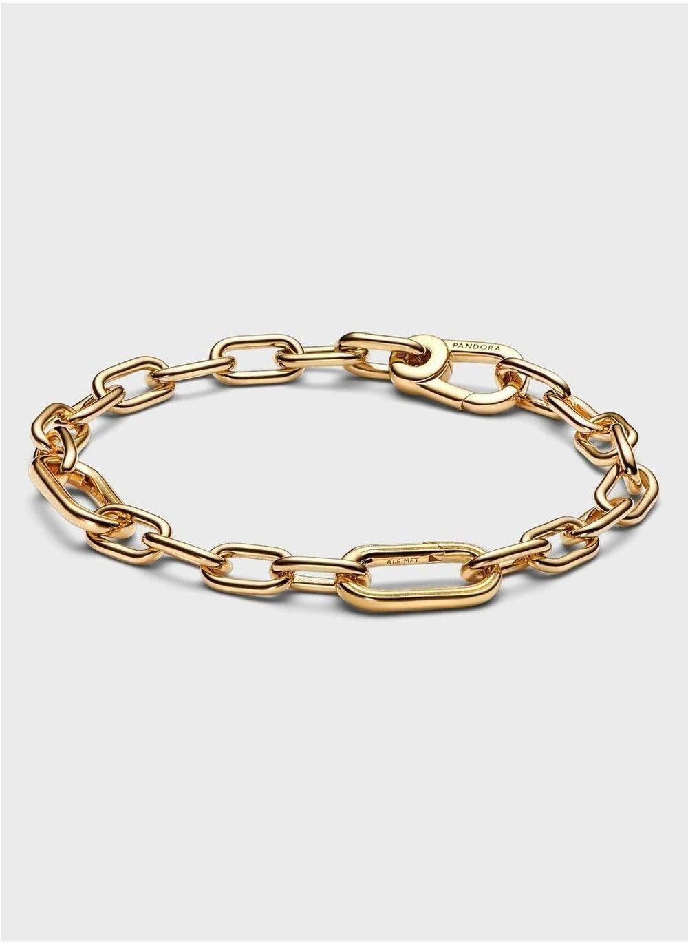 PANDORA 14k Gold-Plated Customizable Me Link Bracelet - Image 1