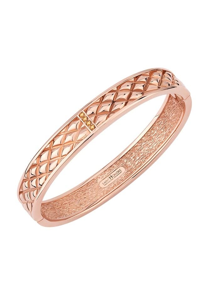 Saint Honore Paris Buffle Bay Opera Bangle - Rose Gold Elegance - Image 1