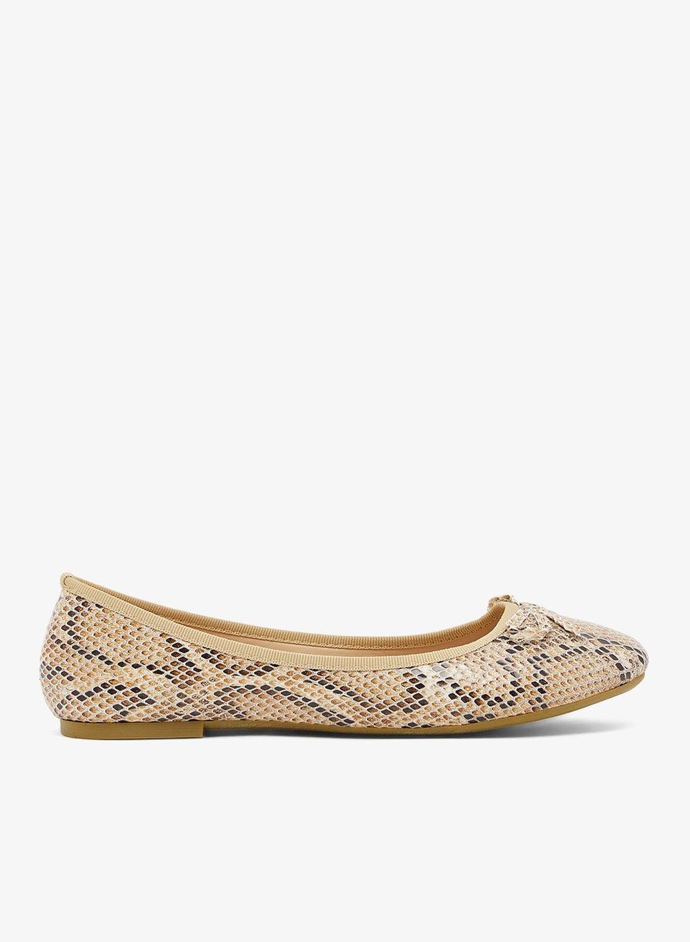 Elegant Tan Ballerina Flat F80454Eq1 Perfect for Every Occasion - Image 1