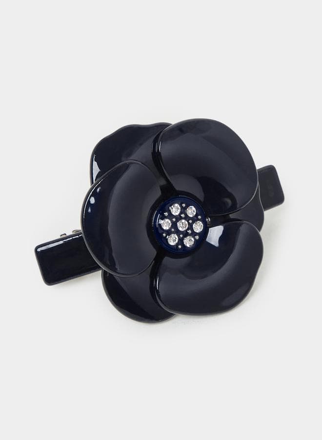 Elegant Floral Barrette Hair Clip - Image 1