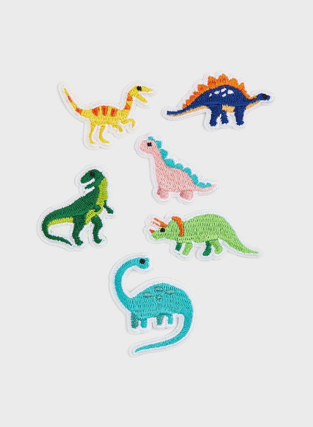 Dinosaur Sparkle Mini Hair Clip Pack - 6 Styles - Image 1