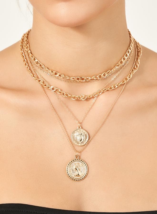 Styli Heart Drop Elegance - Layered Necklace for Fashion-Savvy Women - Image 1