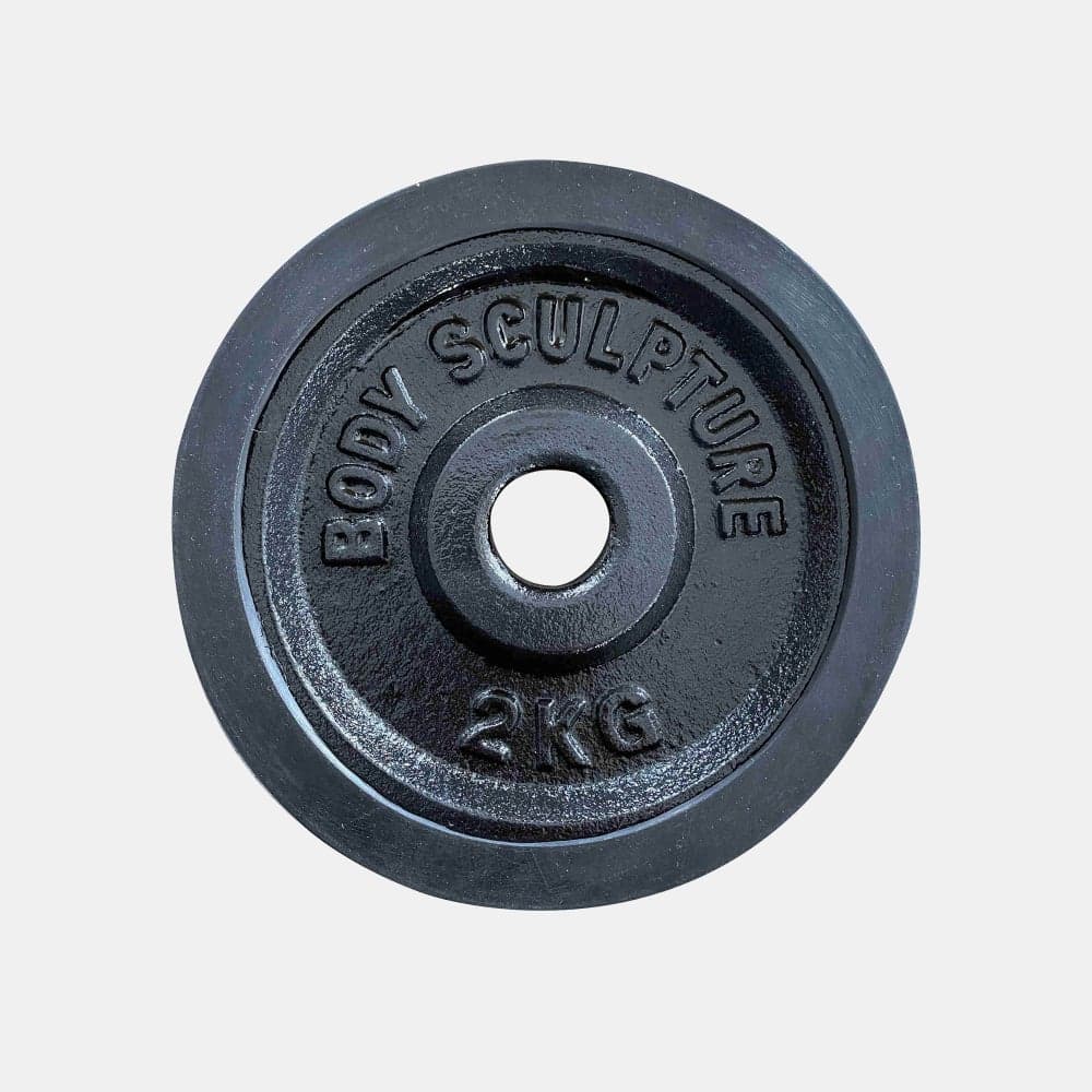 BODY SCULPTURE Sleek 2kg Rubber Weight Plate - Image 1