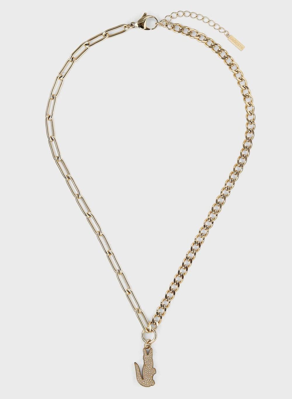 LACOSTE Women's Crocodile Elegance Necklace - Image 1