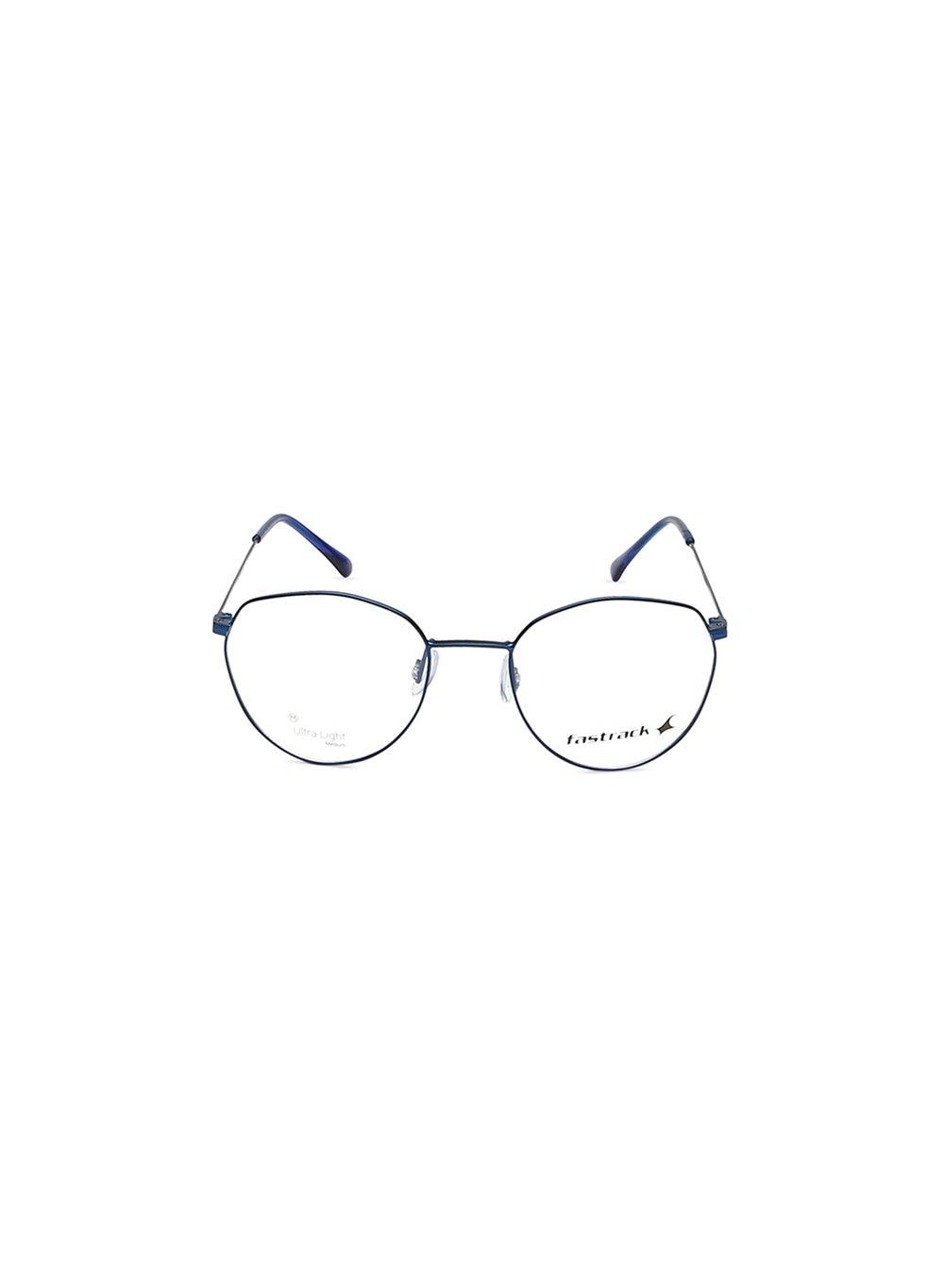 Fastrack Metallic Blue Round Rimmed Eyeglasses: Style Redefined - Image 1
