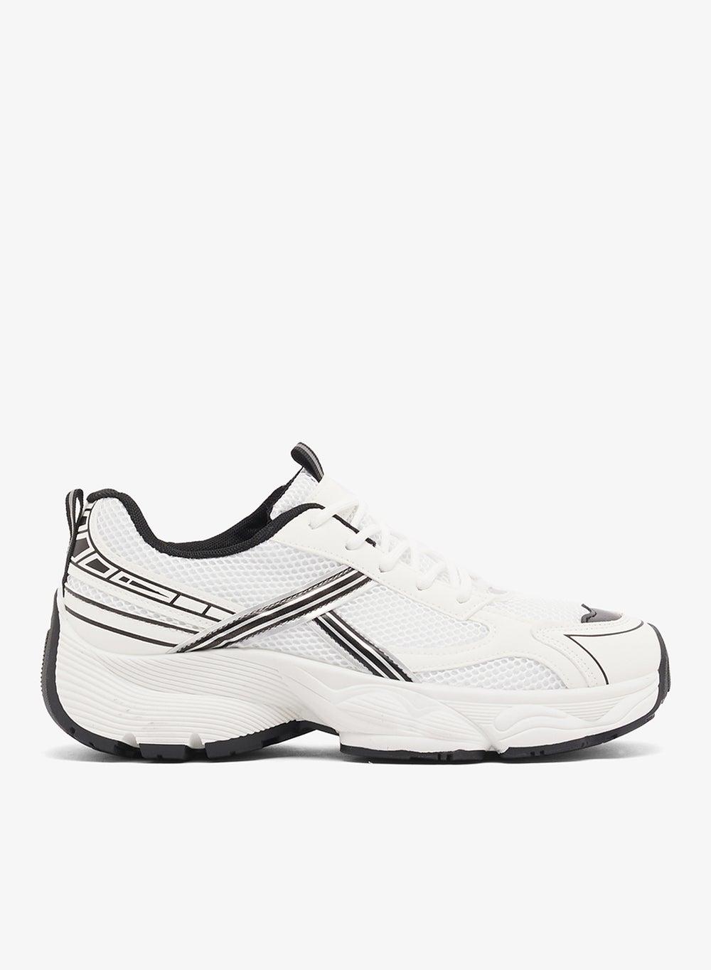 Ant1 White Low-Top Sneakers: Elegance Meets Comfort - Image 1