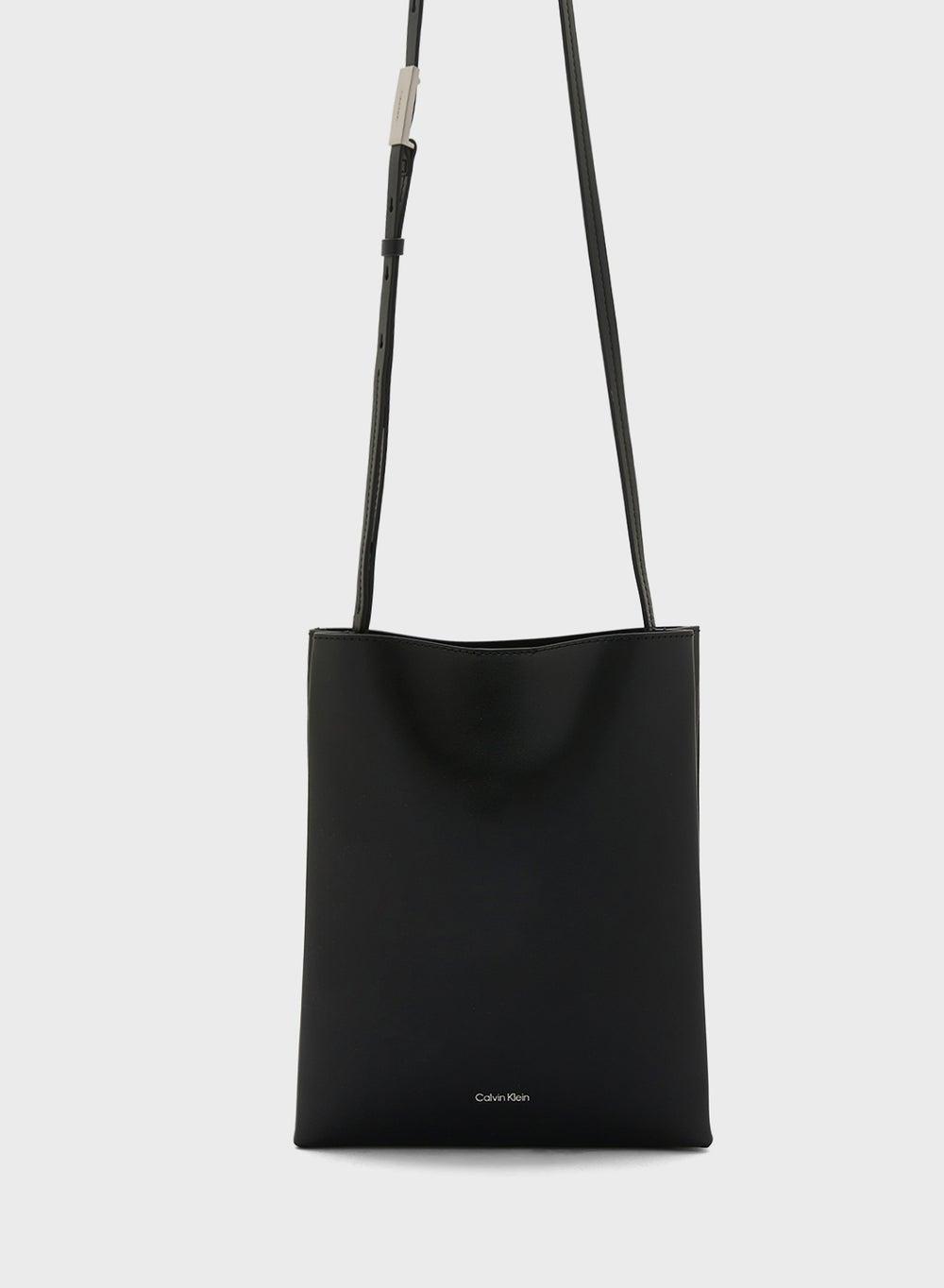 CALVIN KLEIN Elegance Nappa Leather Crossbody - Image 1