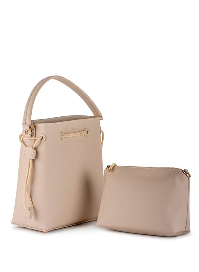 Vincci Elegance: Brown Shoulder Bag for the Modern Woman - Image 1