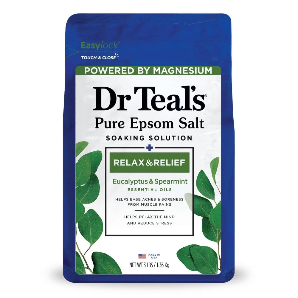 Dr Teal's Eucalyptus & Spearmint Epsom Bath Salt 1.36Kg - Image 1