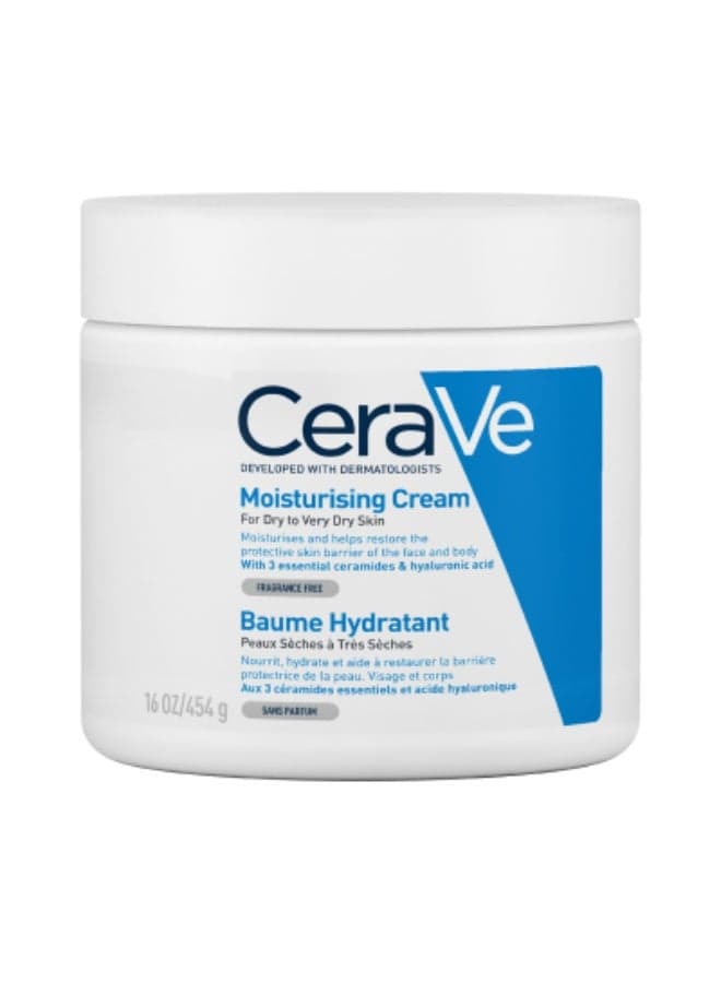 CeraVe Hydrating Cream with Hyaluronic Acid 454G - Image 1