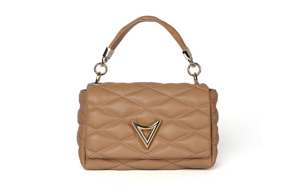 Cuple Quilted Elegance: Chic Faux Leather Handbag - Image 1