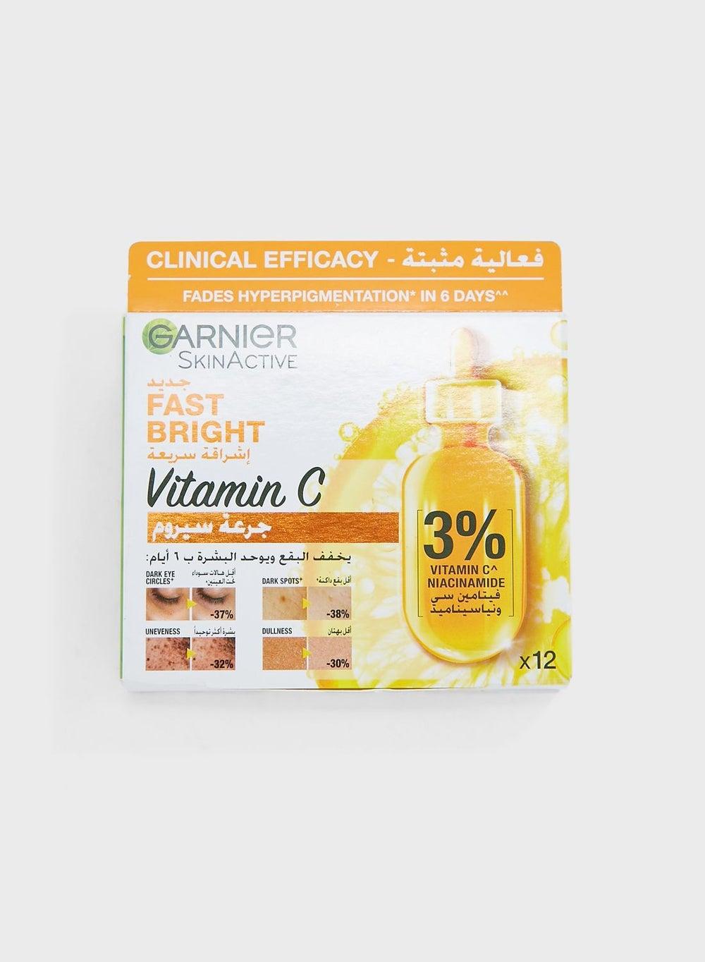 Garnier Fast Bright 18ml FDL – Luminous Skin Ampoules - Image 1