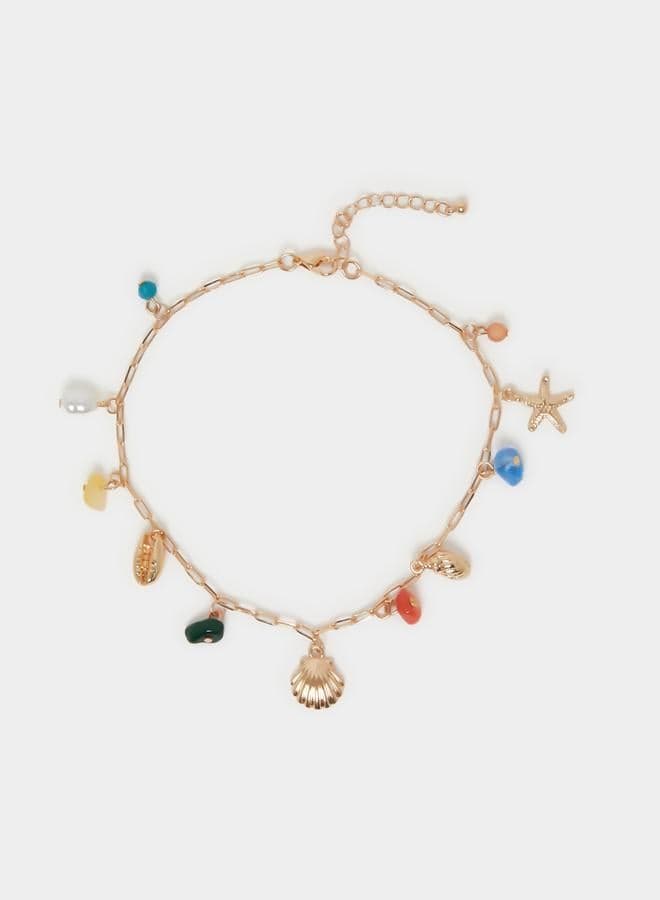Styli Charm Drop Anklet - Elegance at Every Step - Image 1