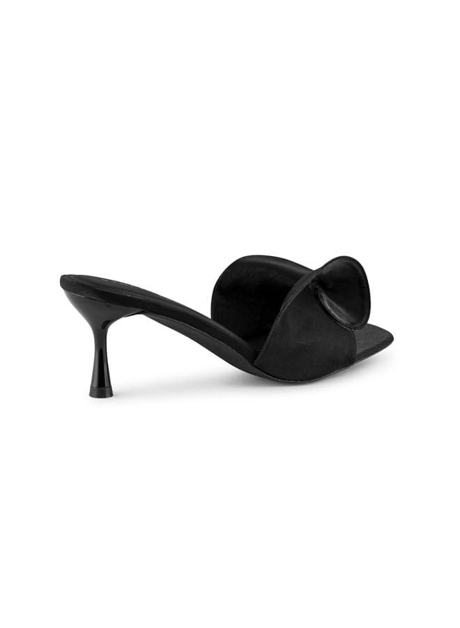 Elegant Vi20430327 Mid Heel Black Sandals for Women - Image 1