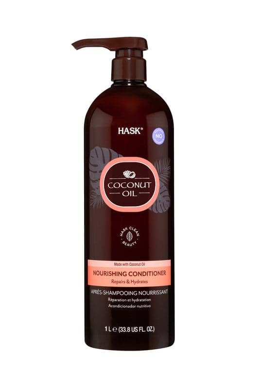 HASK Coconut Oil Nourishing Conditioner 1L - Luxe Hydration - Image 1