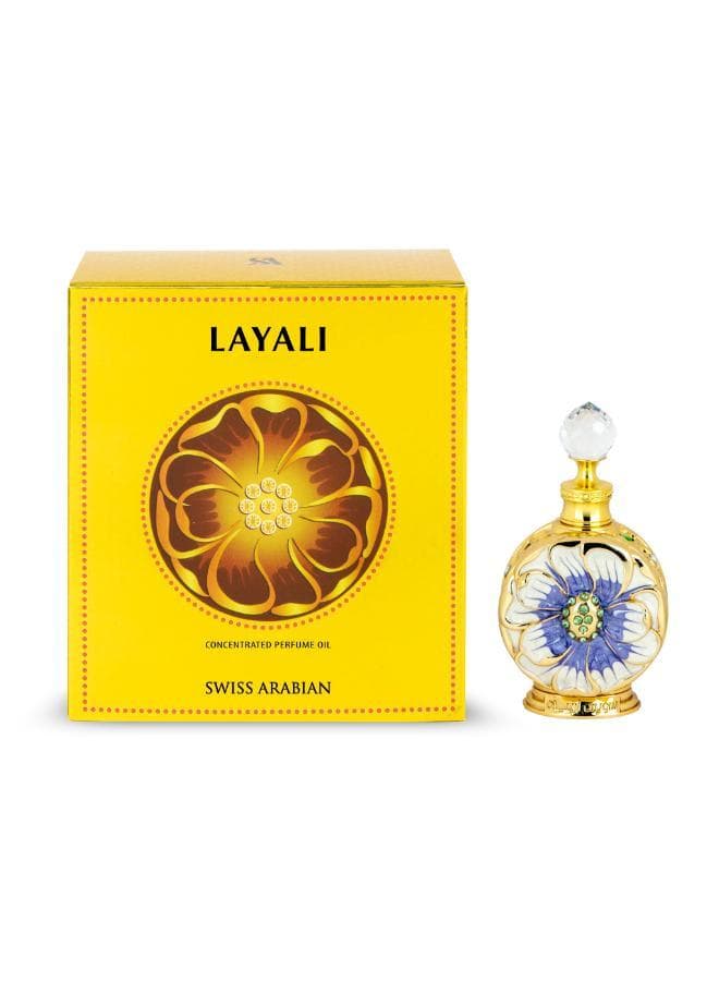 Layali CPO Attar 15ml - Enchanting Summer Essence - Image 1