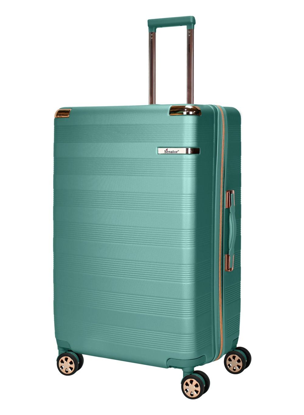 SENATOR A5125 Sleek Green ABS Trolley - Lightweight Unisex Suitcase - Image 1