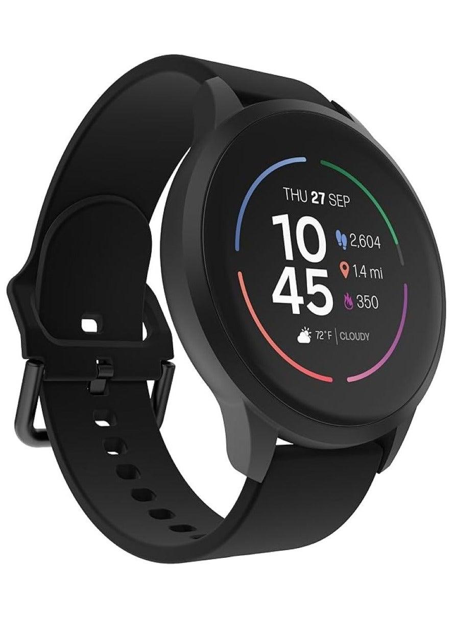 iTouch Unisex TP4R01-G02 Sports Watch – Sleek Black Silicone - Image 1