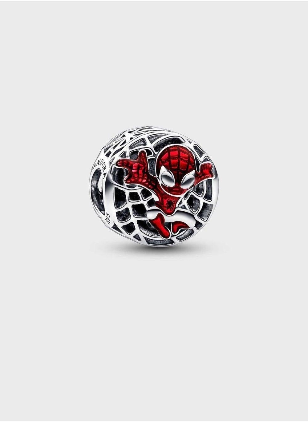 PANDORA Marvel Spider-Man City Skyline Silver Charm - Image 1