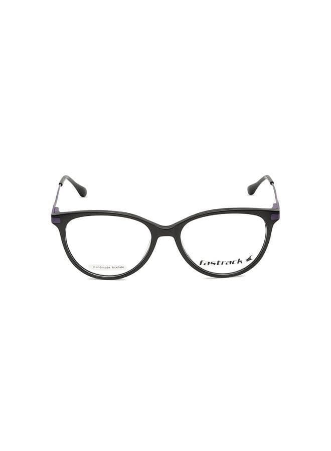 Fastrack Cateye Rimmed Eyeglasses for Women in Gun Metal - Image 1