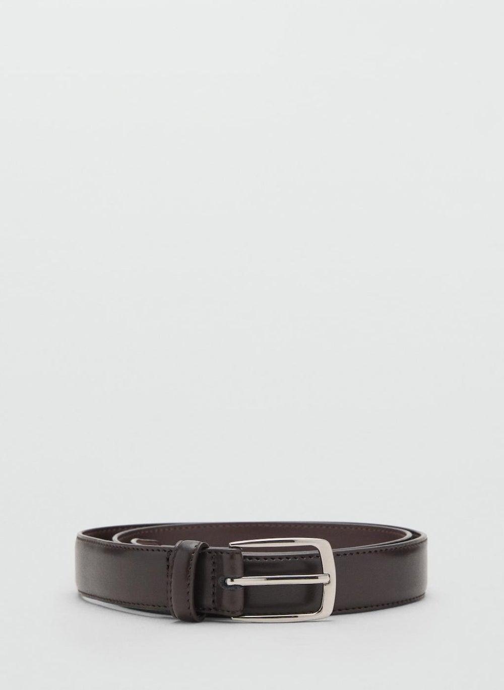 Mango Man Nappa Leather Belt - Sleek Men's Accessory - Image 1