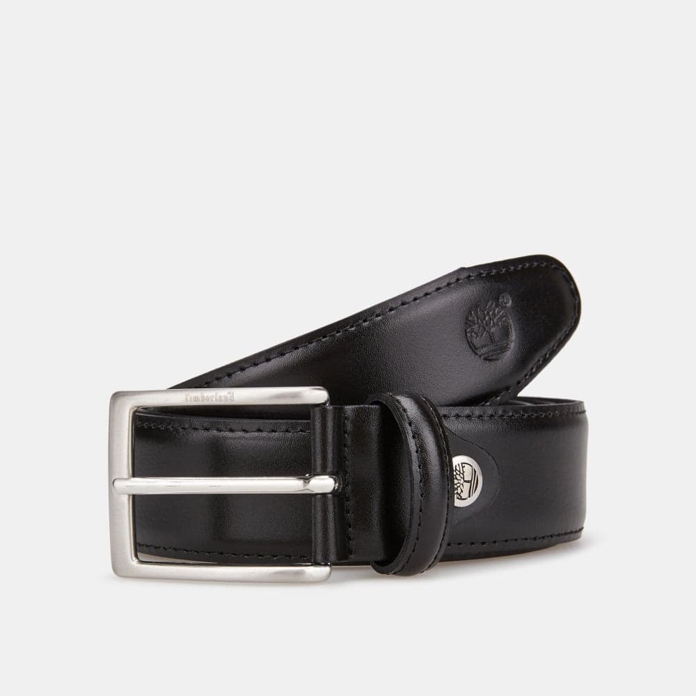 Timberland Classic Leather Belt - Elegance for Every Man - Image 1