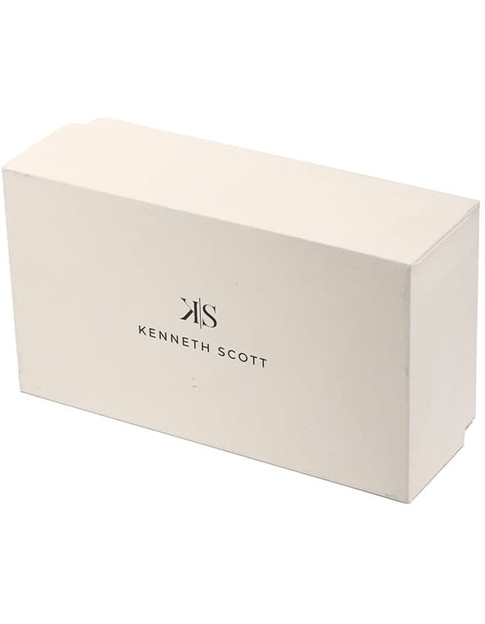 KENNETH SCOTT K23510-SBSB Elegant Silver Analog Watch - 33mm - Image 1