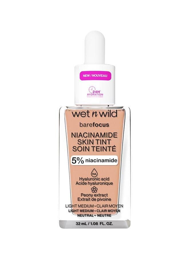 Wet N Wild Bare Focus Niacinamide Skin Tint Light Medium Sand - Image 1