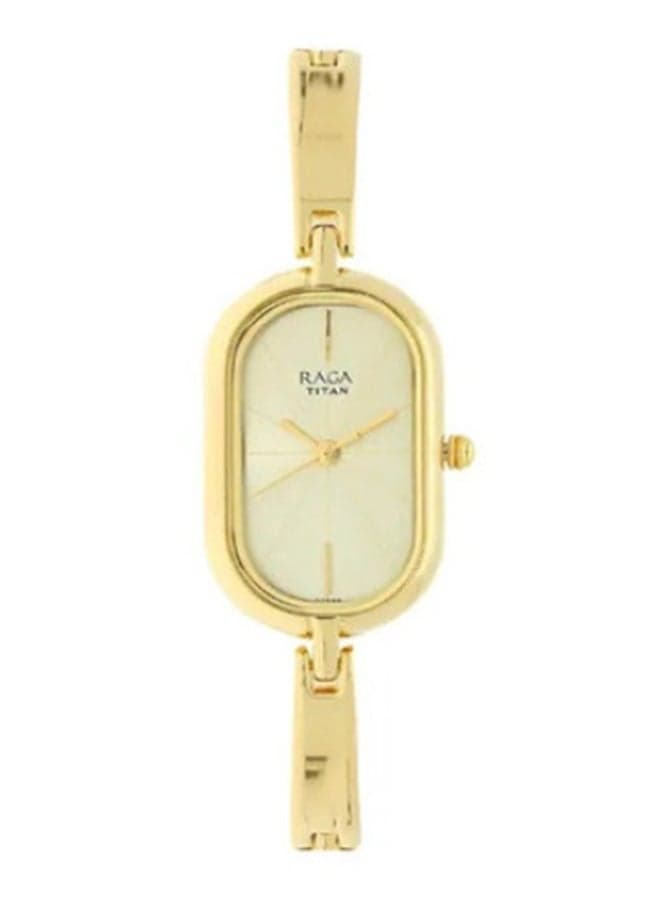 Titan Raga Viva Women's Champagne Dial Analog Watch - Image 1