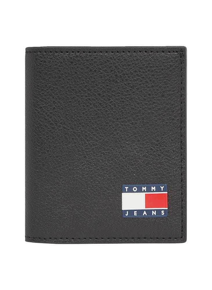 TOMMY JEANS Heritage Men’s Leather Wallet - Compact & Stylish - Image 1