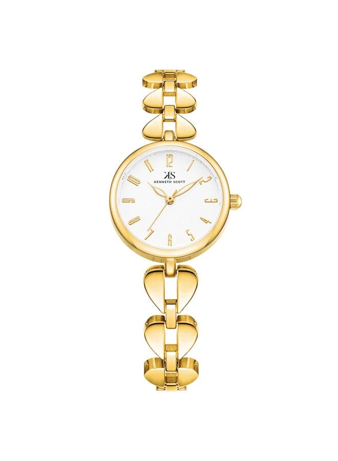 KENNETH SCOTT K23504-GBGW Elegant Alloy Women's Watch - Image 1