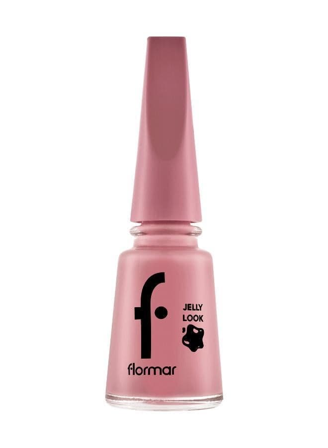 Flormar Jelly Look Nail Enamel - Drained Rose - Image 1