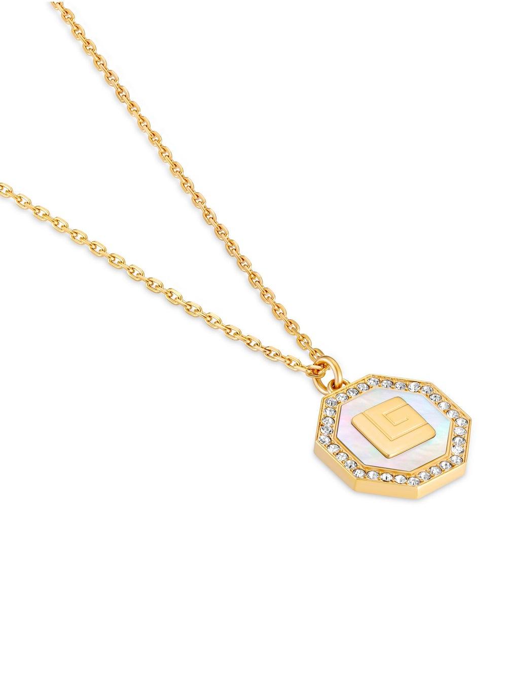 Guy Laroche Ambre Necklace - Gold-Plated Elegance for Women - Image 1